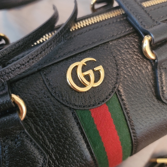 AUTHENTIC Gucci Boston bag (receipt included) - Picture 9 of 10